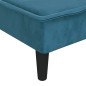 vidaXL Sofá diván de terciopelo azul vidaXL Sofá diván de terciopelo azul