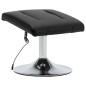 vidaXL Sillón de masaje con reposapiés cuero sintético negro vidaXL Sillón de masaje con reposapiés cuero sintético negro