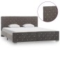 vidaXL Estructura de cama de terciopelo gris 160x200 cm vidaXL Estructura de cama de terciopelo gris 160x200 cm