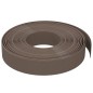 vidaXL Borduras de jardín 2 uds polietileno marrón 10 m 10 cm vidaXL Borduras de jardín 2 uds polietileno marrón 10 m 10 cm