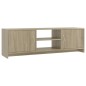 vidaXL Mueble de TV madera contrachapada color roble 120x30x37,5cm vidaXL Mueble de TV madera contrachapada color roble 120x30x37,5cm