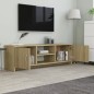 vidaXL Mueble de TV madera contrachapada color roble 120x30x37,5cm vidaXL Mueble de TV madera contrachapada color roble 120x30x37,5cm