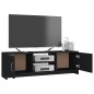 vidaXL Mueble para TV madera contrachapada negro 120x30x37,5 cm vidaXL Mueble para TV madera contrachapada negro 120x30x37,5 cm
