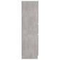 vidaXL Aparador con cajones contrachapada gris hormigón 60x35x121 cm vidaXL Aparador con cajones contrachapada gris hormigón 60x35x121 cm
