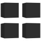 vidaXL Muebles de salón de pared 4 uds negro 30,5x30x30 cm vidaXL Muebles de salón de pared 4 uds negro 30,5x30x30 cm