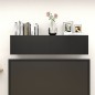 vidaXL Muebles de salón de pared 4 uds negro 30,5x30x30 cm vidaXL Muebles de salón de pared 4 uds negro 30,5x30x30 cm