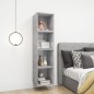 vidaXL Armario de pared madera contrachapada gris hormigón 37x37x37 cm vidaXL Armario de pared madera contrachapada gris hormigón 37x37x37 cm