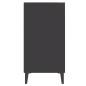 vidaXL Aparador de madera contrachapada gris 57x35x70 cm vidaXL Aparador de madera contrachapada gris 57x35x70 cm