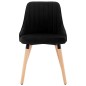 vidaXL Sillas de comedor 2 unidades terciopelo negro