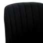vidaXL Sillas de comedor 2 unidades terciopelo negro
