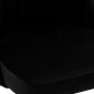 vidaXL Sillas de comedor 2 unidades terciopelo negro