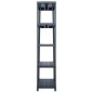 vidaXL Estantería de plástico 500 kg 90x60x180 cm negro vidaXL Estantería de plástico 500 kg 90x60x180 cm negro