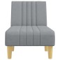 vidaXL Sofá diván de tela gris claro vidaXL Sofá diván de tela gris claro