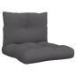 vidaXL Cojines para palets 2 unidades tela gris antracita vidaXL Cojines para palets 2 unidades tela gris antracita