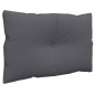 vidaXL Cojines para palets 2 unidades tela gris antracita vidaXL Cojines para palets 2 unidades tela gris antracita