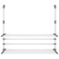 vidaXL Tendedero para balcón aluminio 89x25x(60-95) cm
