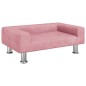 vidaXL Cama para perros de terciopelo rosa 70x45x26,5 cm vidaXL Cama para perros de terciopelo rosa 70x45x26,5 cm