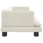 vidaXL Cama para perros de terciopelo crema 80x45x30 cm vidaXL Cama para perros de terciopelo crema 80x45x30 cm
