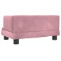 vidaXL Cama para perros de terciopelo rosa 60x40x30 cm vidaXL Cama para perros de terciopelo rosa 60x40x30 cm