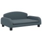 vidaXL Cama para perros de tela gris oscuro 70x45x30 cm vidaXL Cama para perros de tela gris oscuro 70x45x30 cm