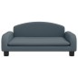 vidaXL Cama para perros de tela gris oscuro 70x45x30 cm vidaXL Cama para perros de tela gris oscuro 70x45x30 cm