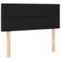 vidaXL Cama box spring con colchón tela negro 90x200 cm vidaXL Cama box spring con colchón tela negro 90x200 cm