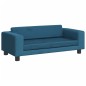 vidaXL Cama para perros con extensión terciopelo azul 100x50x30 cm vidaXL Cama para perros con extensión terciopelo azul 100x50x30 cm