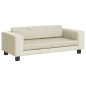 vidaXL Cama para perros con extensión terciopelo crema 100x50x30 cm vidaXL Cama para perros con extensión terciopelo crema 100x50x30 cm