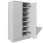 vidaXL Mueble zapatero con 7 estantes blanco vidaXL Mueble zapatero con 7 estantes blanco