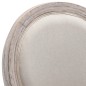 vidaXL Tabuerete de cocina 2 unidades lino blanco vidaXL Tabuerete de cocina 2 unidades lino blanco
