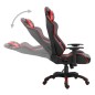 vidaXL Silla de gaming de cuero sintético rojo vidaXL Silla de gaming de cuero sintético rojo