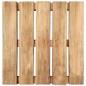 vidaXL Baldosas de porche 18 unidades madera marrón 50x50 cm