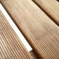 vidaXL Baldosas de porche 18 unidades madera marrón 50x50 cm