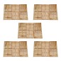 vidaXL Baldosas de porche 30 unidades madera marrón 50x50 cm vidaXL Baldosas de porche 30 unidades madera marrón 50x50 cm