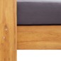 vidaXL Muebles de jardín 4 pzas con cojines madera maciza acacia gris vidaXL Muebles de jardín 4 pzas con cojines madera maciza acacia gris