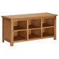 vidaXL Mueble zapatero de madera maciza de roble 90x37x45 cm vidaXL Mueble zapatero de madera maciza de roble 90x37x45 cm
