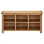 vidaXL Mueble zapatero de madera maciza de roble 90x37x45 cm vidaXL Mueble zapatero de madera maciza de roble 90x37x45 cm