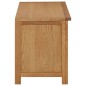 vidaXL Mueble zapatero de madera maciza de roble 90x37x45 cm vidaXL Mueble zapatero de madera maciza de roble 90x37x45 cm