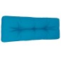 vidaXL Cojín para sofá de palets de tela azul 120x40x12 cm vidaXL Cojín para sofá de palets de tela azul 120x40x12 cm