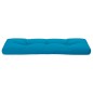vidaXL Cojín para sofá de palets de tela azul 120x40x12 cm vidaXL Cojín para sofá de palets de tela azul 120x40x12 cm