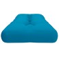 vidaXL Cojín para sofá de palets de tela azul 120x40x12 cm vidaXL Cojín para sofá de palets de tela azul 120x40x12 cm