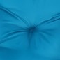 vidaXL Cojín para sofá de palets de tela azul 120x40x12 cm vidaXL Cojín para sofá de palets de tela azul 120x40x12 cm