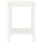 vidaXL Mesita de noche madera maciza de mango blanco 40x30x50 cm vidaXL Mesita de noche madera maciza de mango blanco 40x30x50 cm