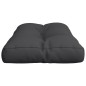 vidaXL Cojín para sofá de palets de tela negro 80x40x12 cm vidaXL Cojín para sofá de palets de tela negro 80x40x12 cm