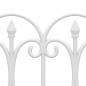 vidaXL Borduras de jardín 17 unidades PP blanco 10 m vidaXL Borduras de jardín 17 unidades PP blanco 10 m