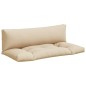 vidaXL Cojines para palets 2 unidades tela beige vidaXL Cojines para palets 2 unidades tela beige