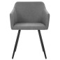 vidaXL Sillas de comedor giratorias 2 unidades tela gris claro vidaXL Sillas de comedor giratorias 2 unidades tela gris claro