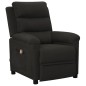 vidaXL Sillón de masaje de tela negro vidaXL Sillón de masaje de tela negro