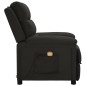vidaXL Sillón de masaje de tela negro vidaXL Sillón de masaje de tela negro