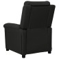 vidaXL Sillón de masaje de tela negro vidaXL Sillón de masaje de tela negro
